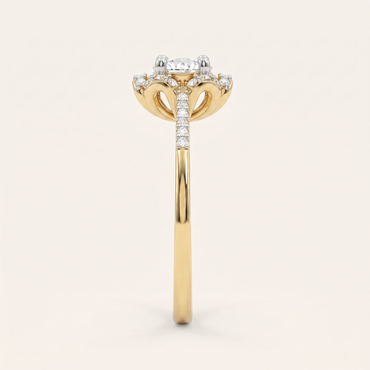 Marigold lab-grown diamond ring