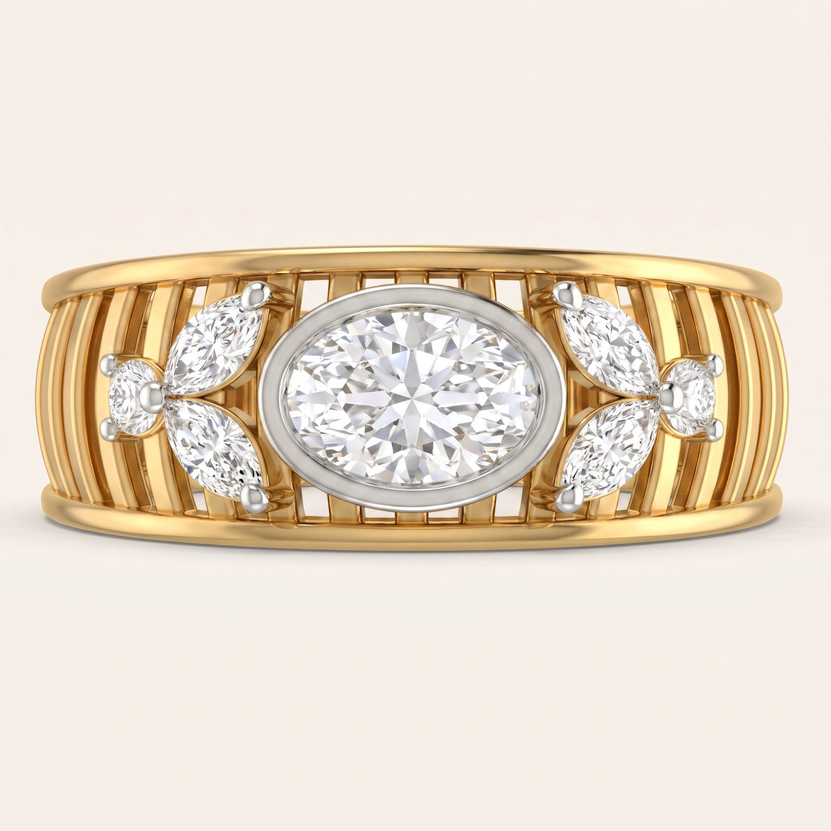 Aurelia lab-grown diamond ring