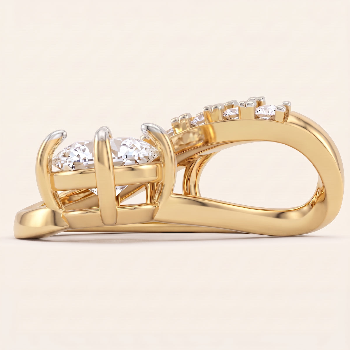 Perpetua lab-grown diamond pendant, view 4
