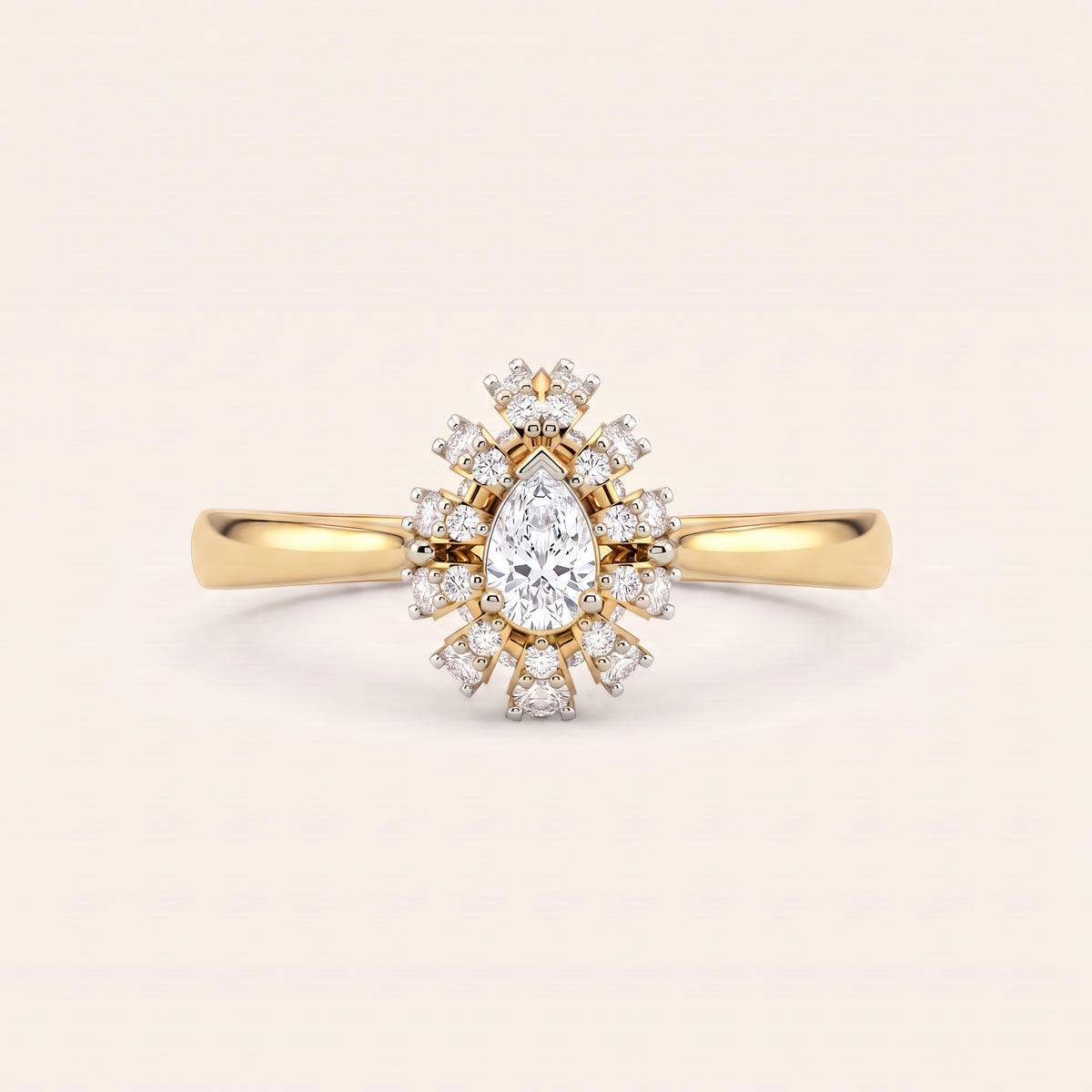 Coronet lab-grown diamond ring, view 4