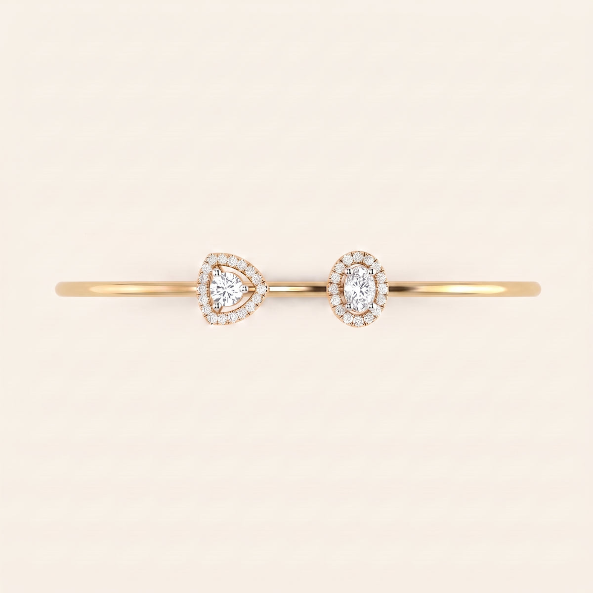 Bliss lab-grown diamond bracelet, view 6