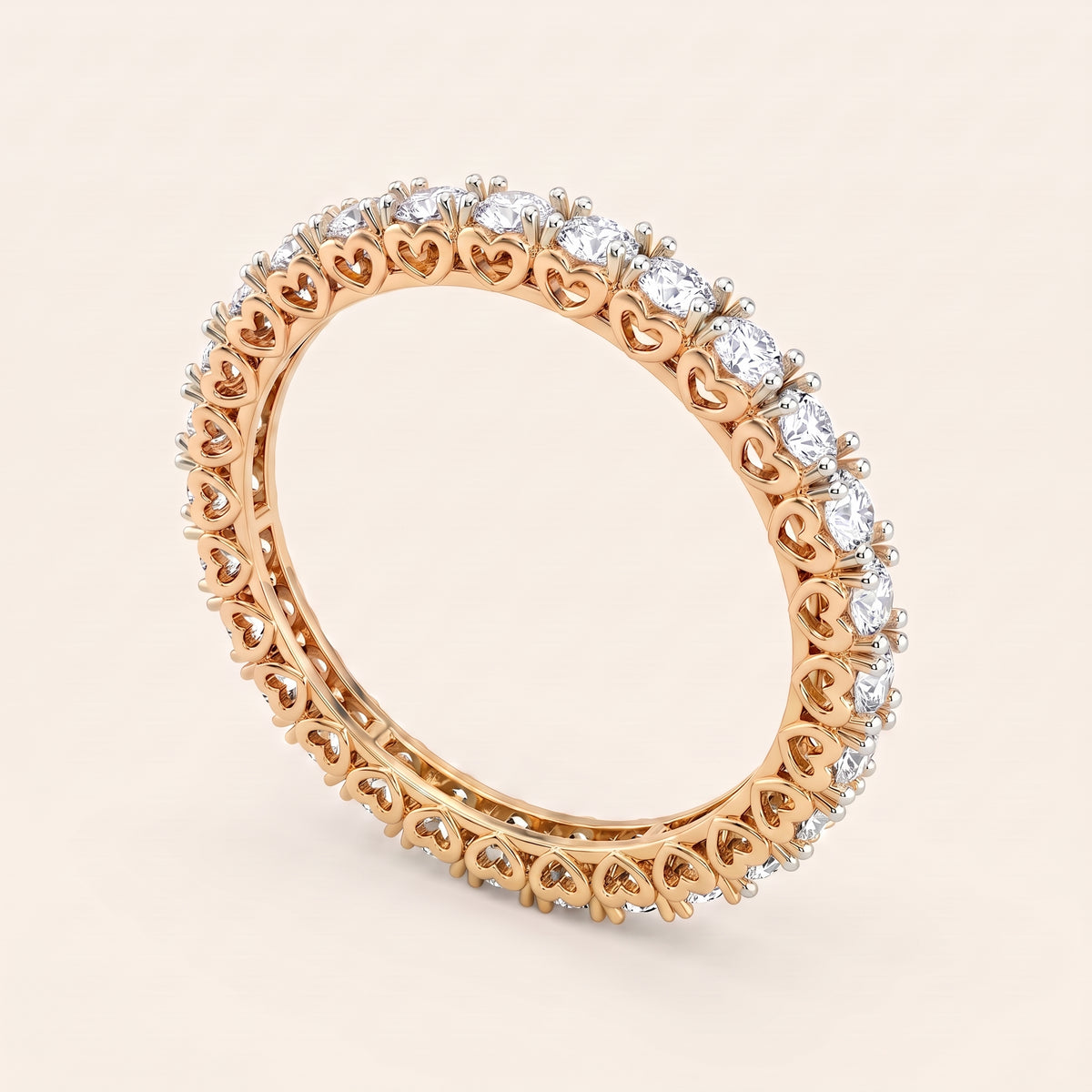 Promise lab-grown diamond ring, view 8