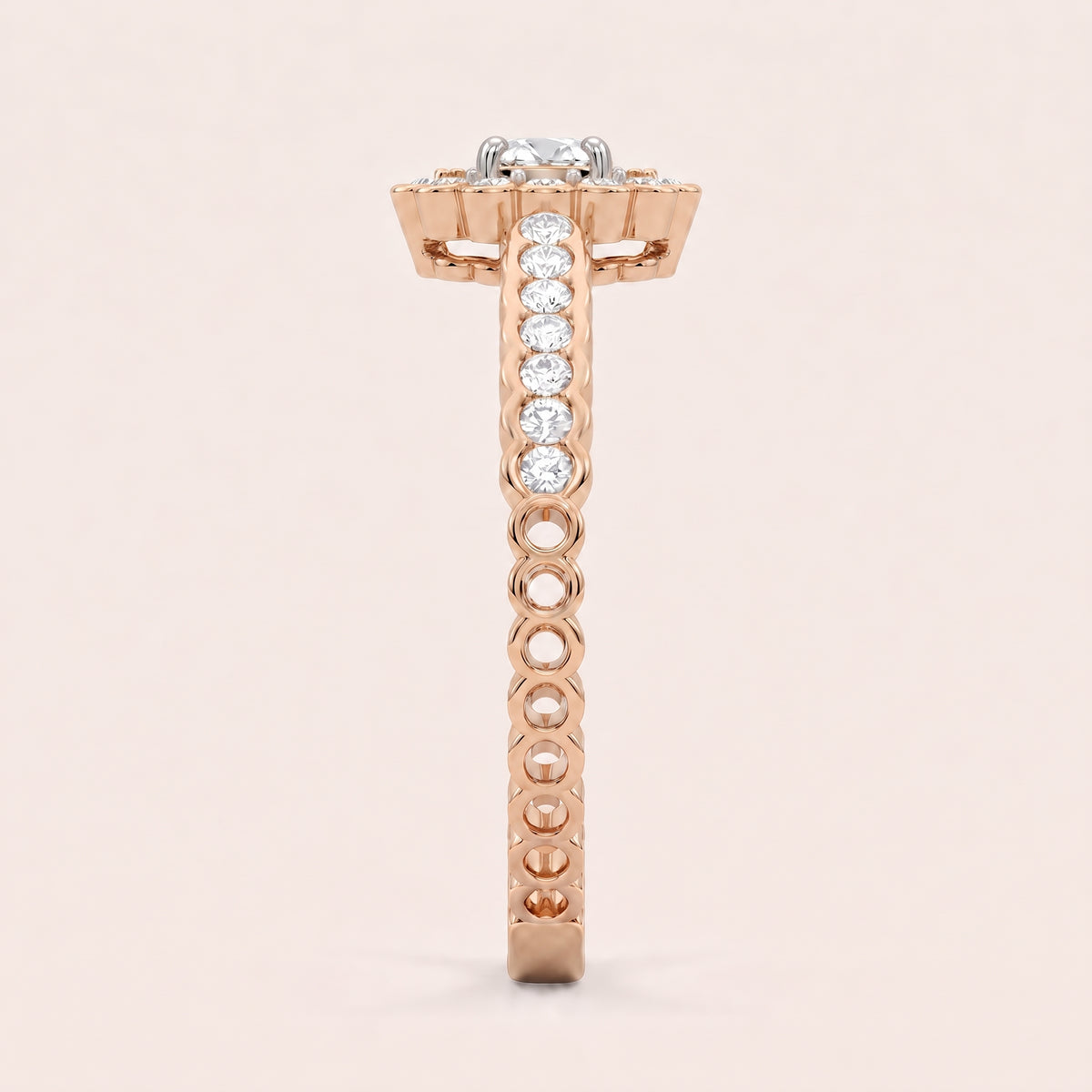 Antoinette lab-grown diamond ring, view 8