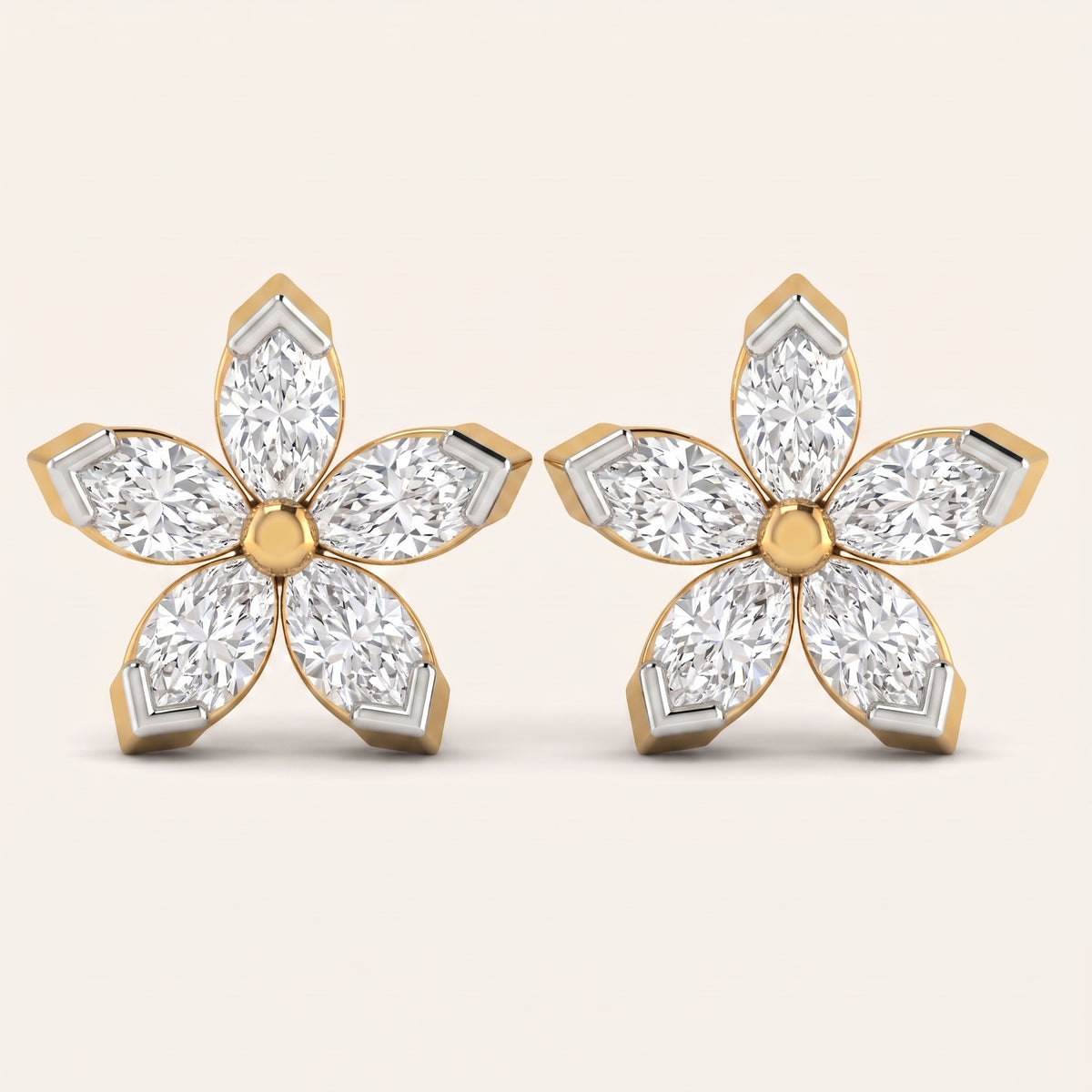 Jasmine lab-grown diamond earrings