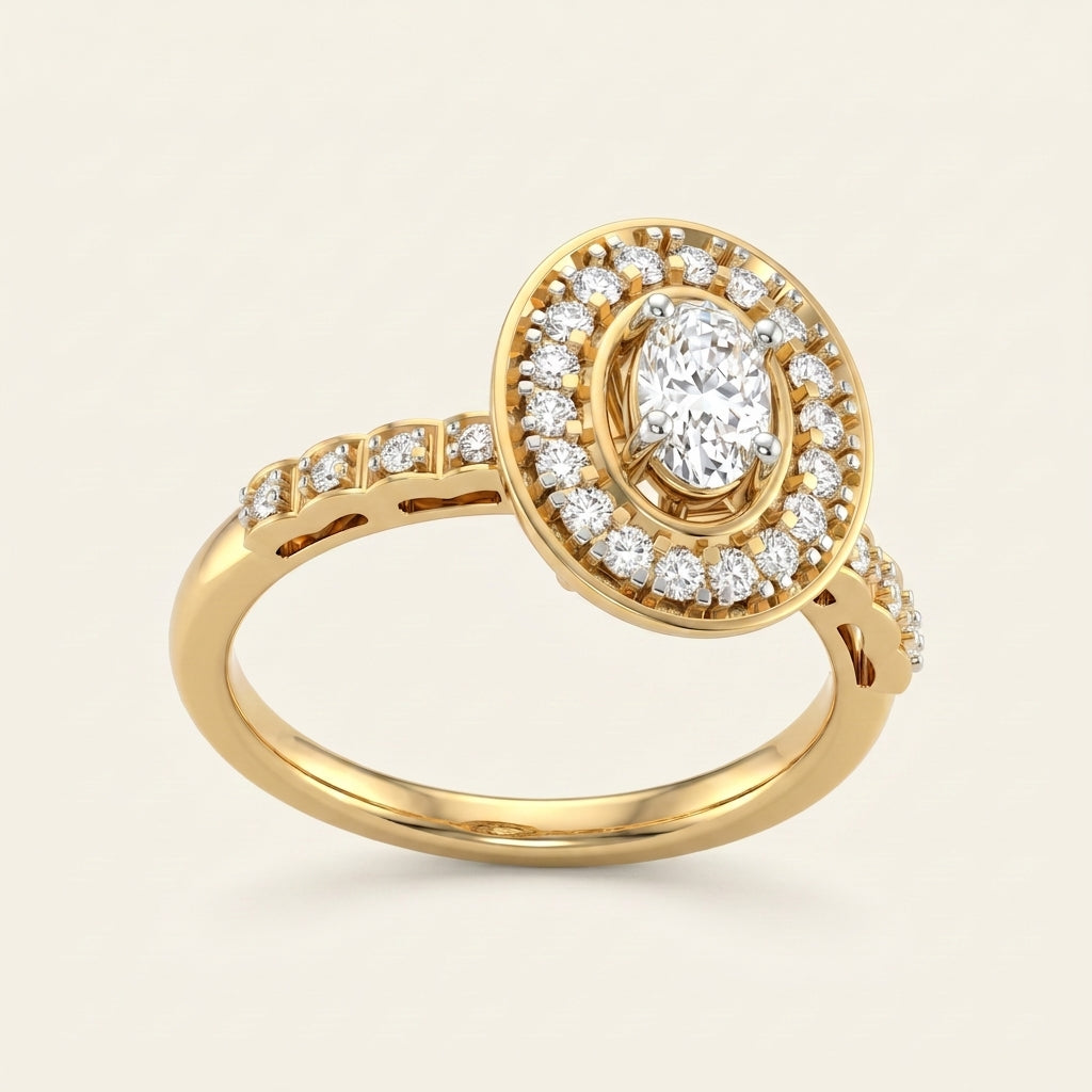 Duchess lab-grown diamond ring, view 2