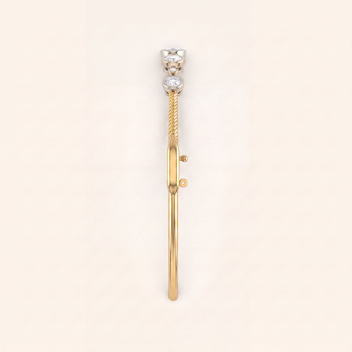 Stardust lab-grown diamond bracelet, view 7