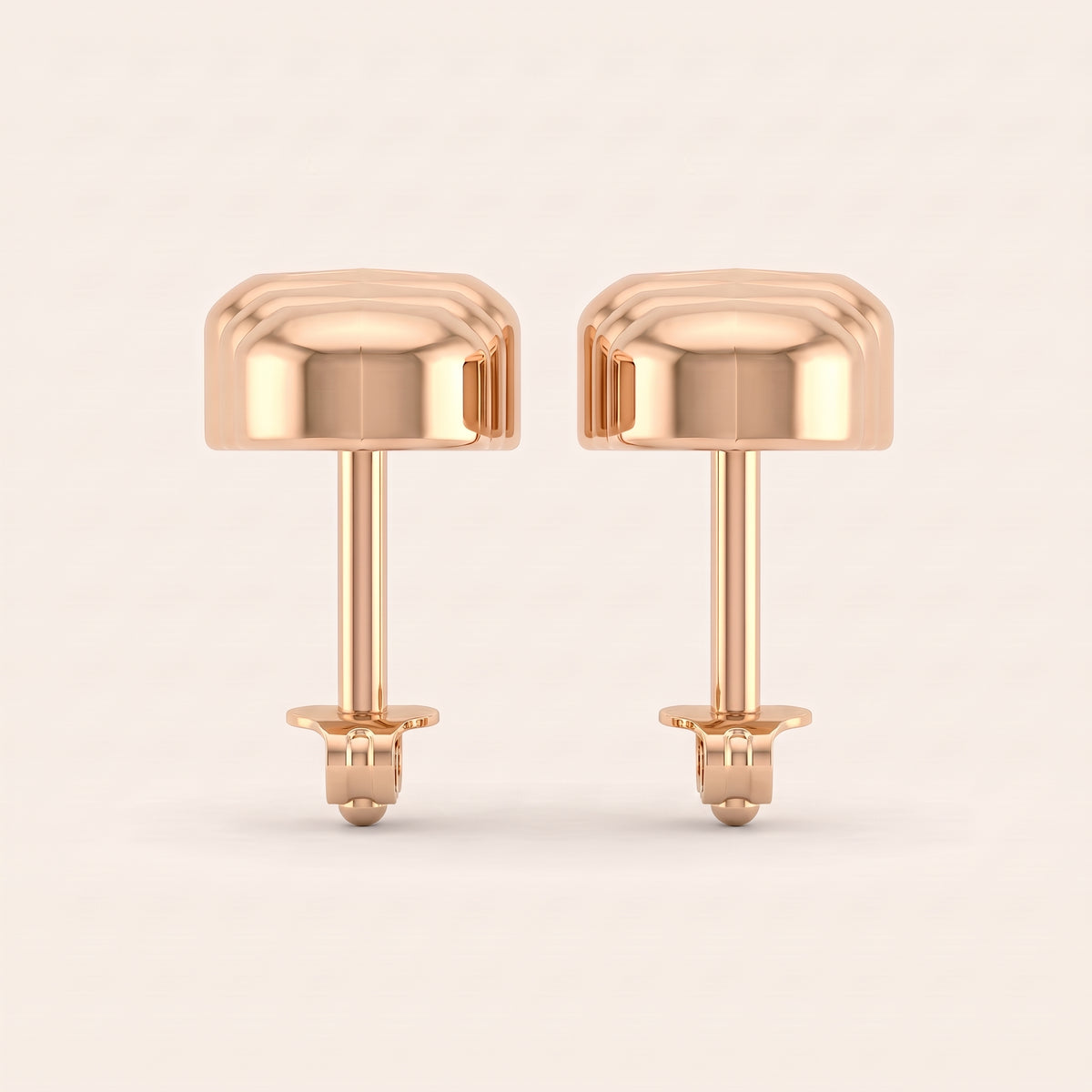 Droplet lab-grown diamond earrings, view 7