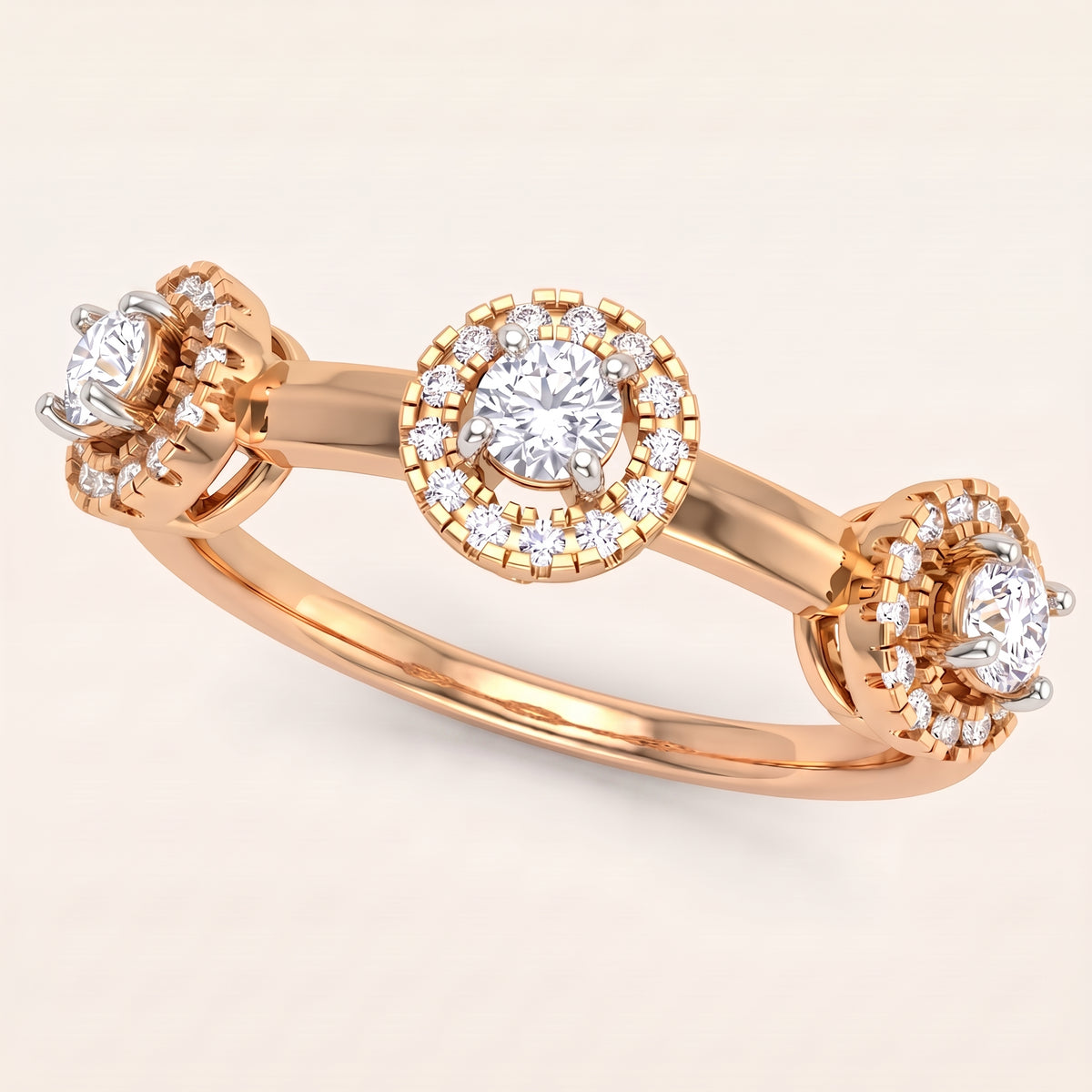 Trillia lab-grown diamond ring, view 8