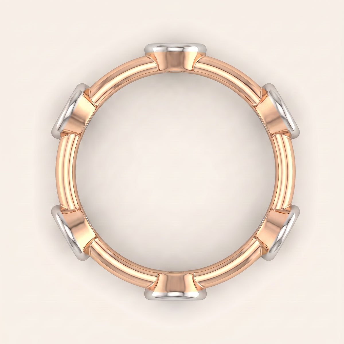 Raindrop lab-grown diamond ring, view 7