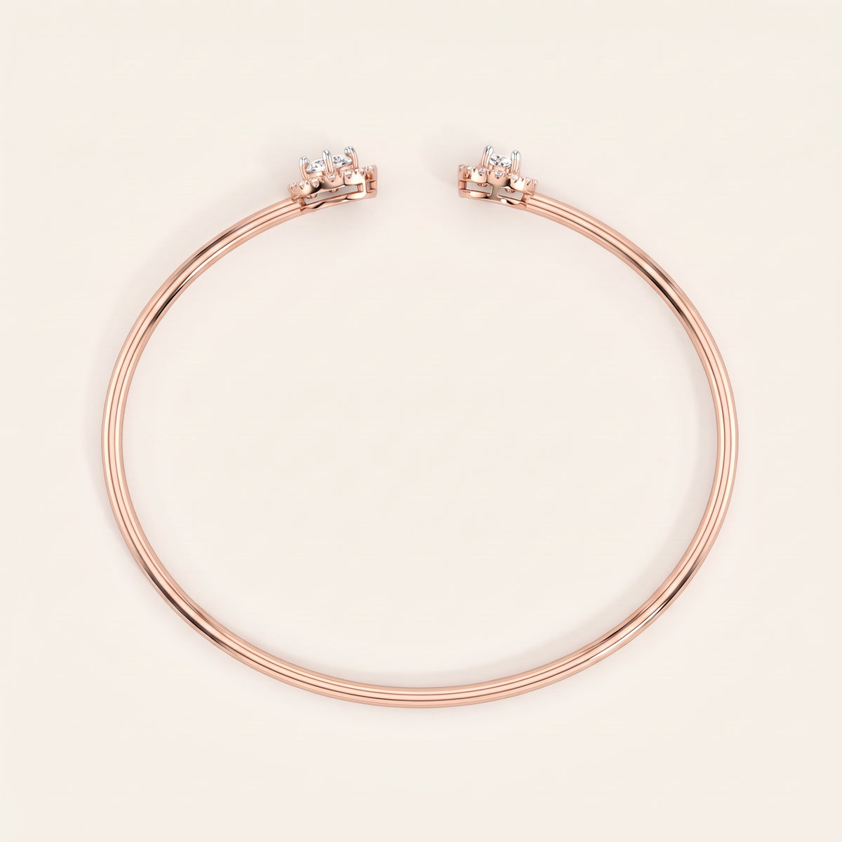 Lumiere lab-grown diamond bracelet, view 4