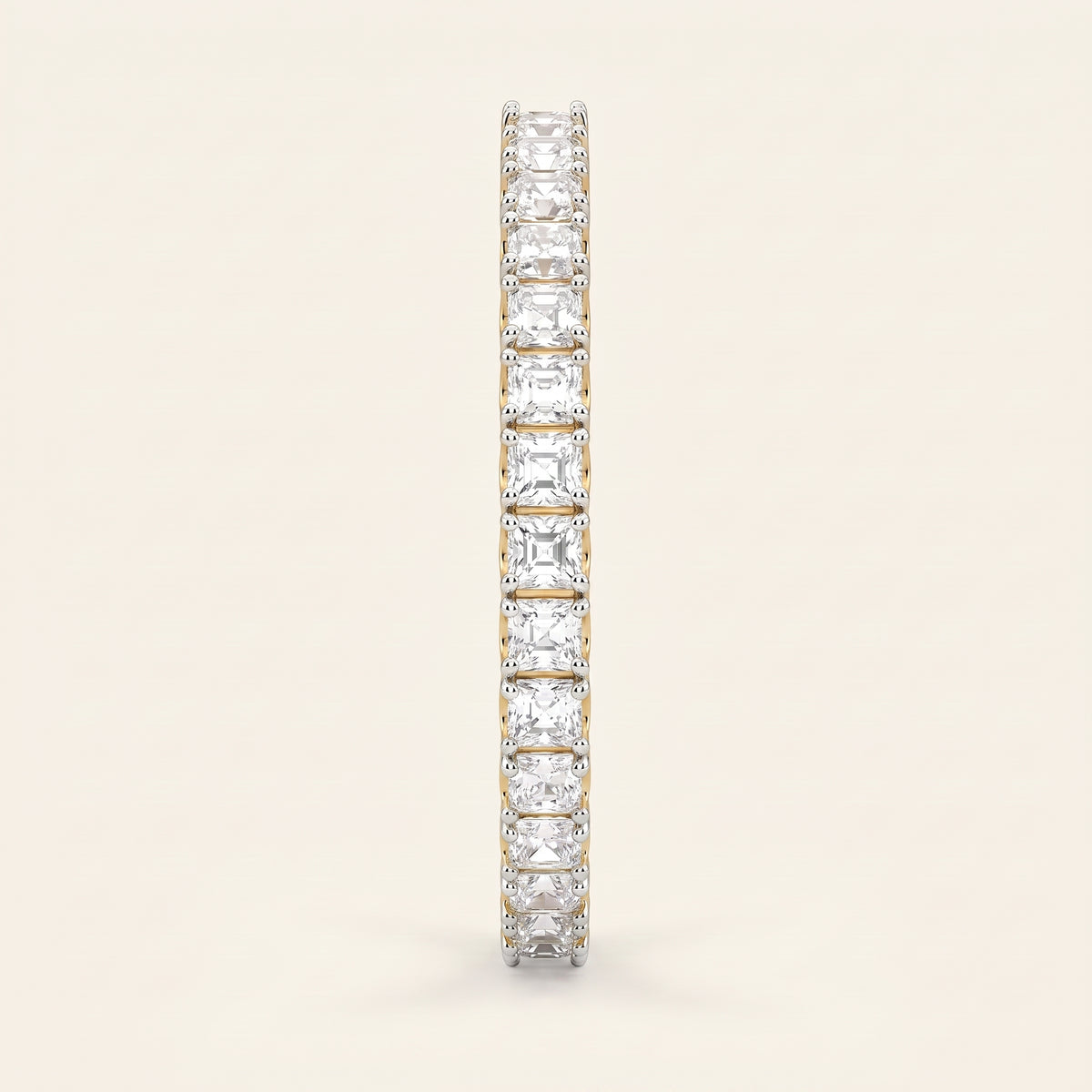 Sweetheart lab-grown diamond ring, view 3