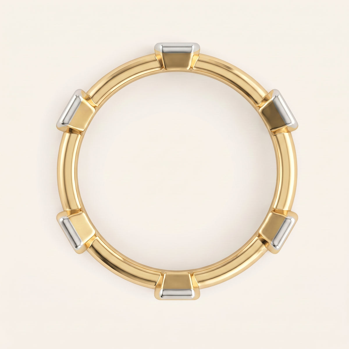 Domino lab-grown diamond ring, view 3