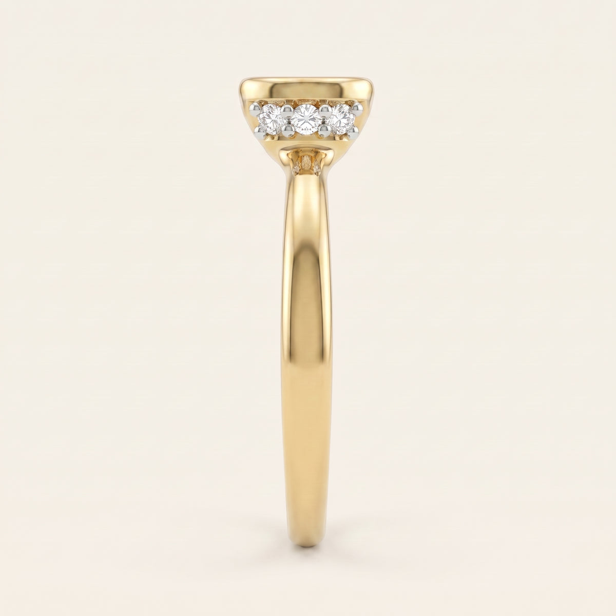 Hush lab-grown diamond ring