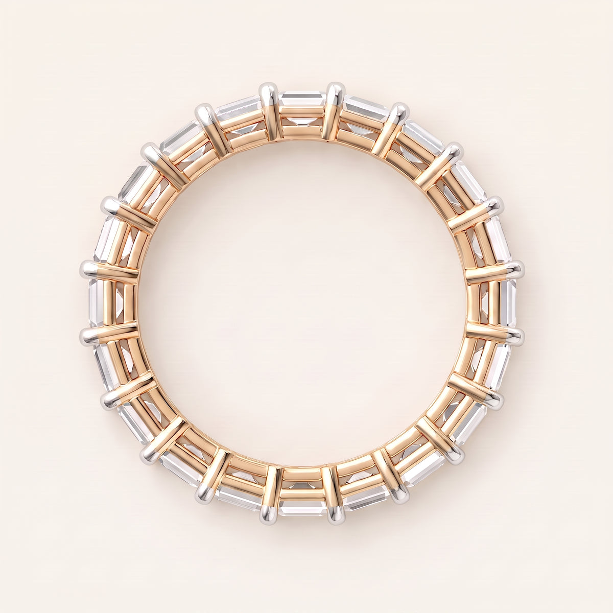 Gatsby lab-grown diamond ring, view 7