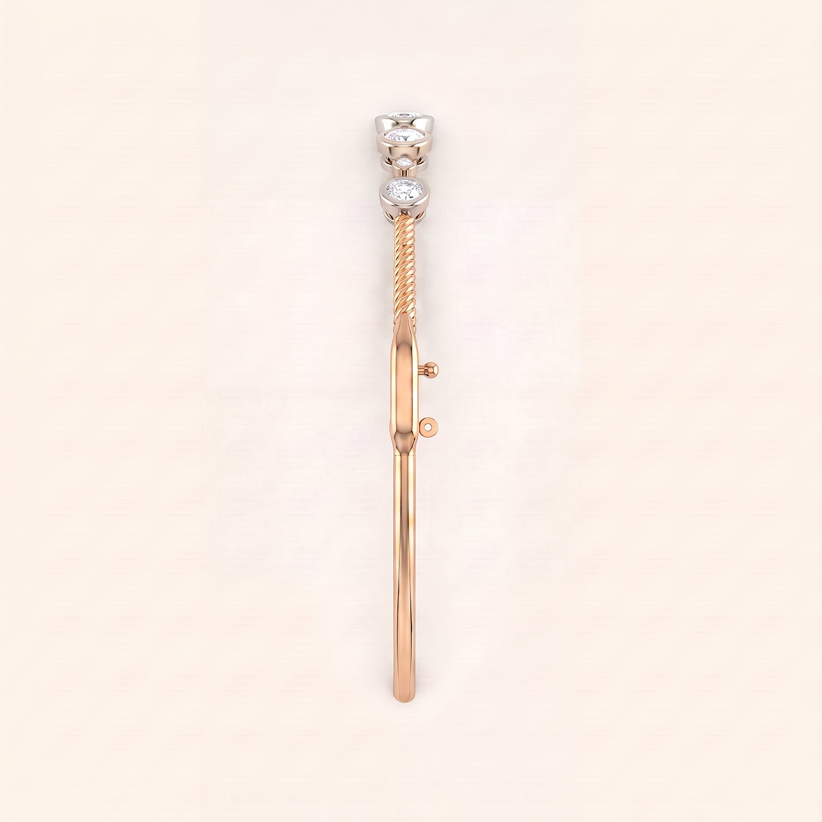 Stardust lab-grown diamond bracelet, view 8
