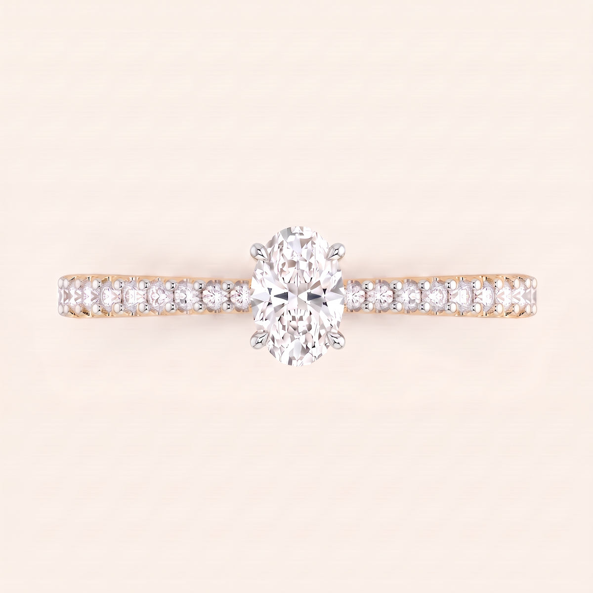 Aria lab-grown diamond ring, view 8