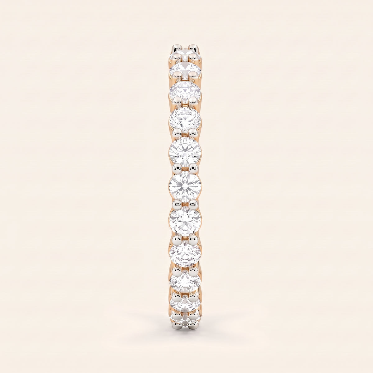 Endless lab-grown diamond ring, view 6