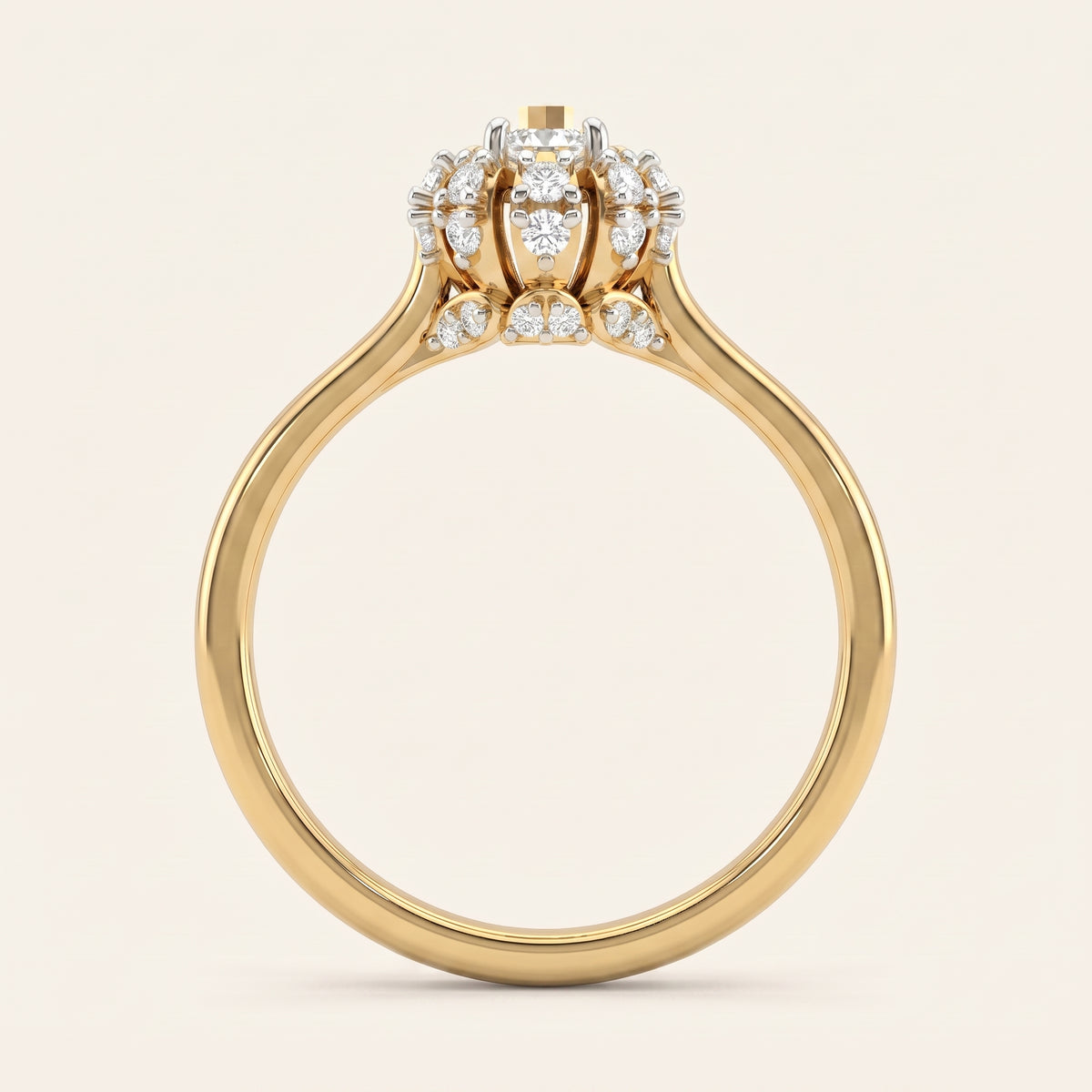 Coronet lab-grown diamond ring