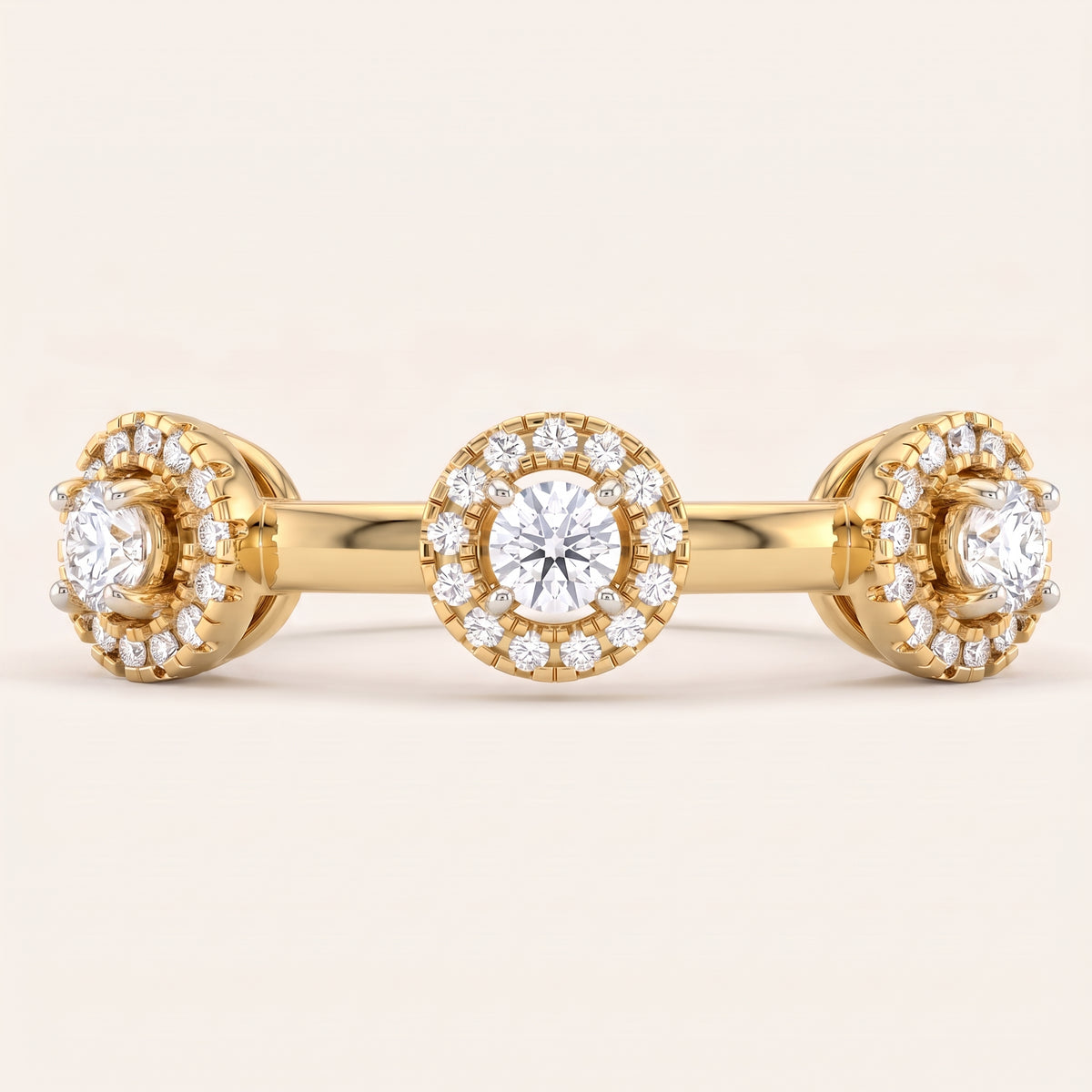 Trillia lab-grown diamond ring, view 3
