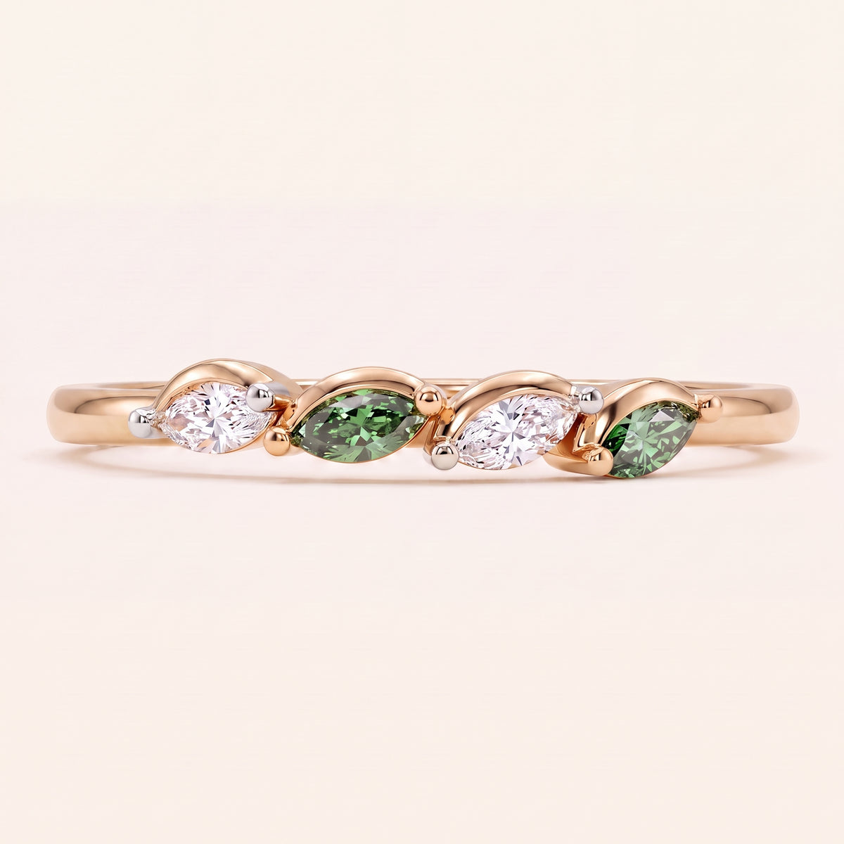 Fern lab-grown diamond ring, view 6