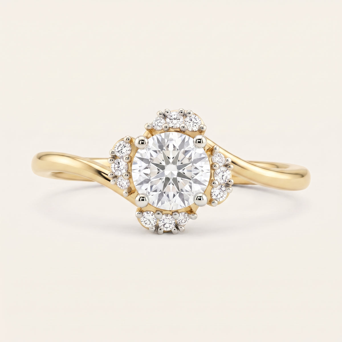 Blossom lab-grown diamond ring