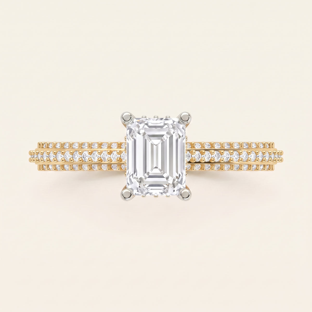 Empress lab-grown diamond ring, view 4