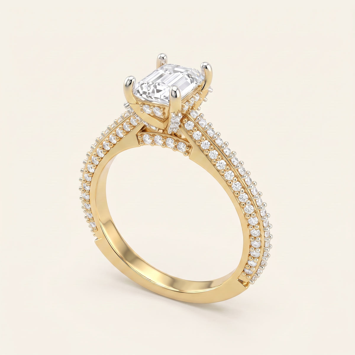 Empress lab-grown diamond ring