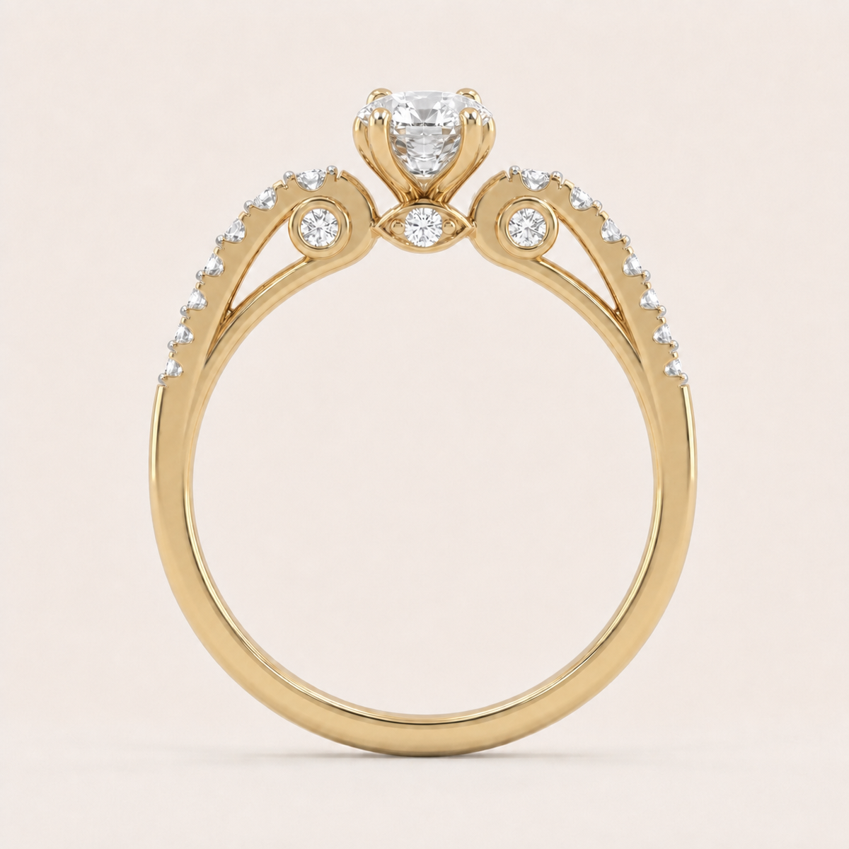 Lyra lab-grown diamond ring
