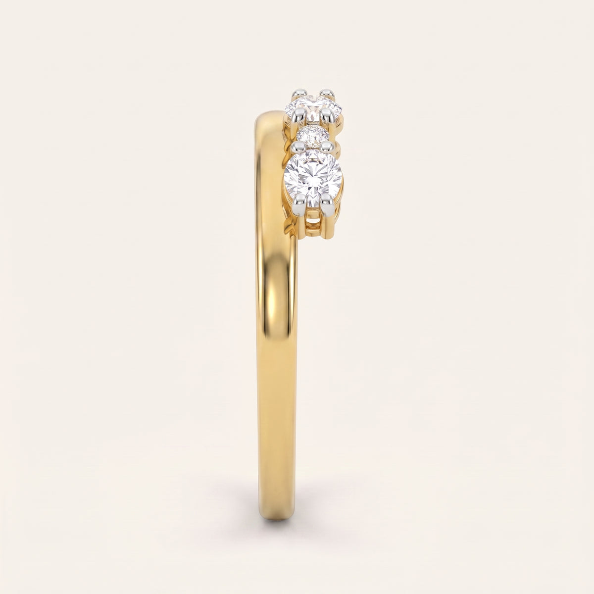 Morse lab-grown diamond ring, view 4