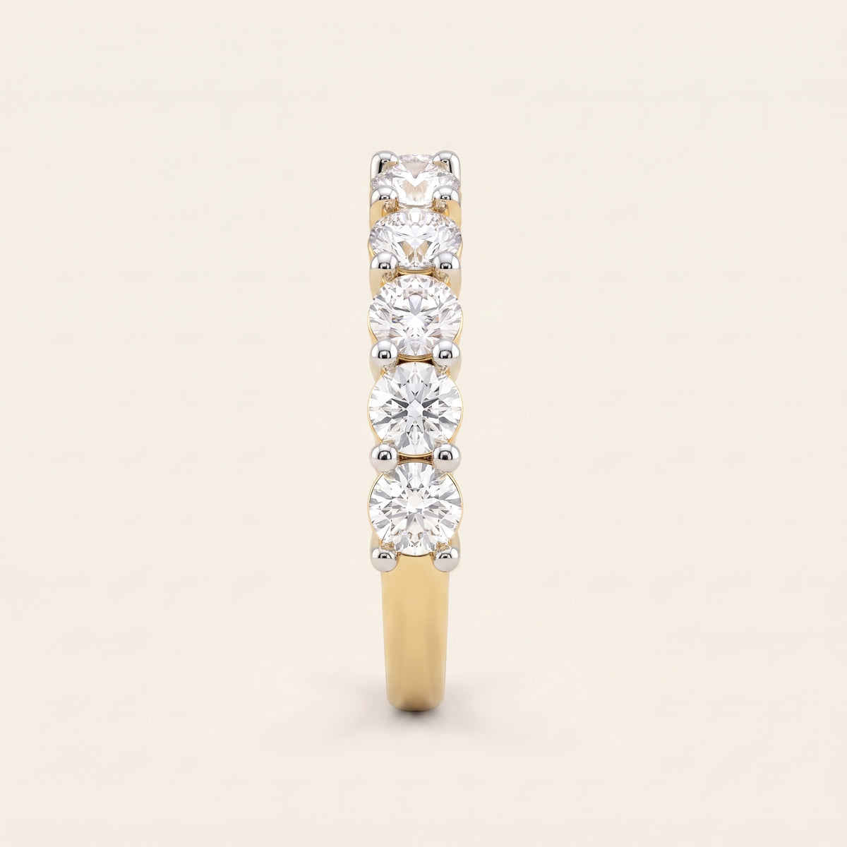 Riviera lab-grown diamond ring, view 2