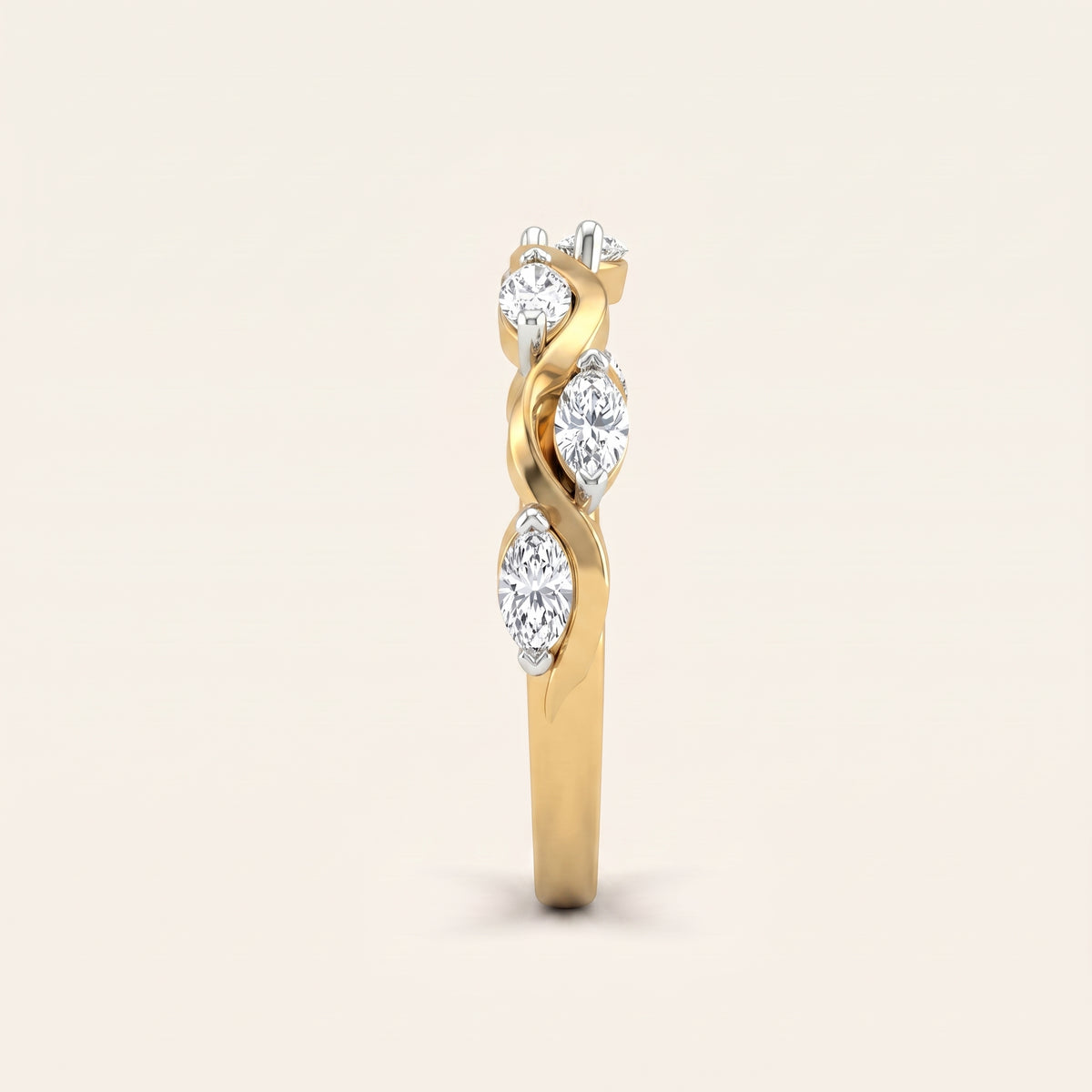 Garland lab-grown diamond ring, view 2