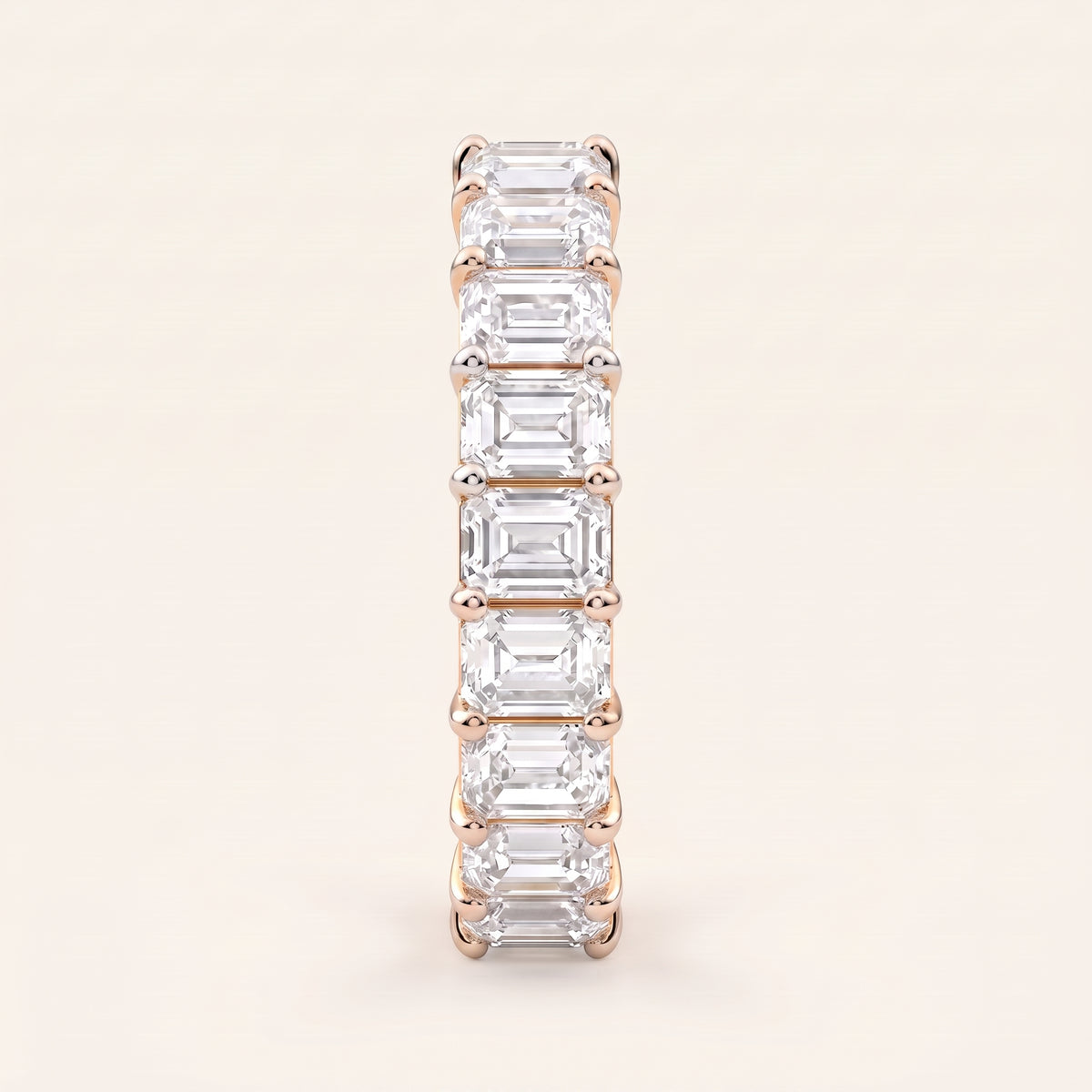 Gatsby lab-grown diamond ring, view 5