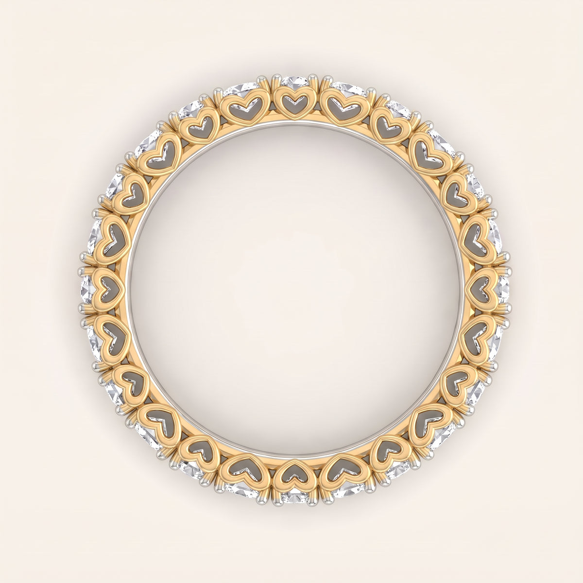 Cherish lab-grown diamond ring, view 3
