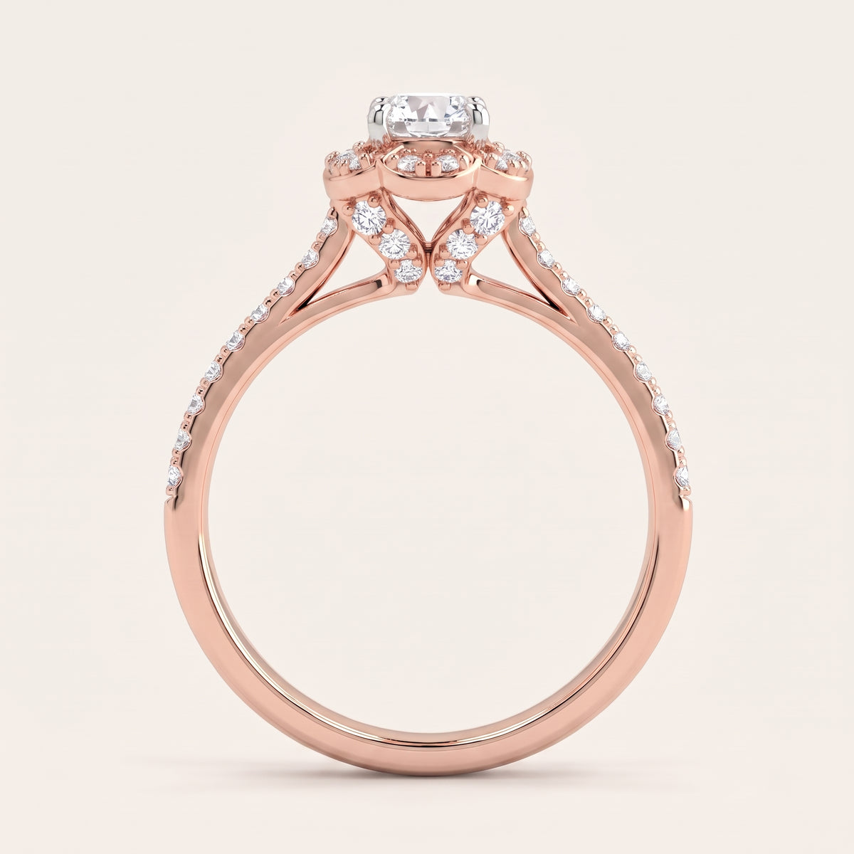 Amour lab-grown diamond ring