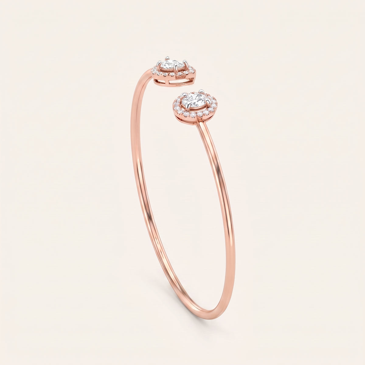 Lumiere lab-grown diamond bracelet, view 2
