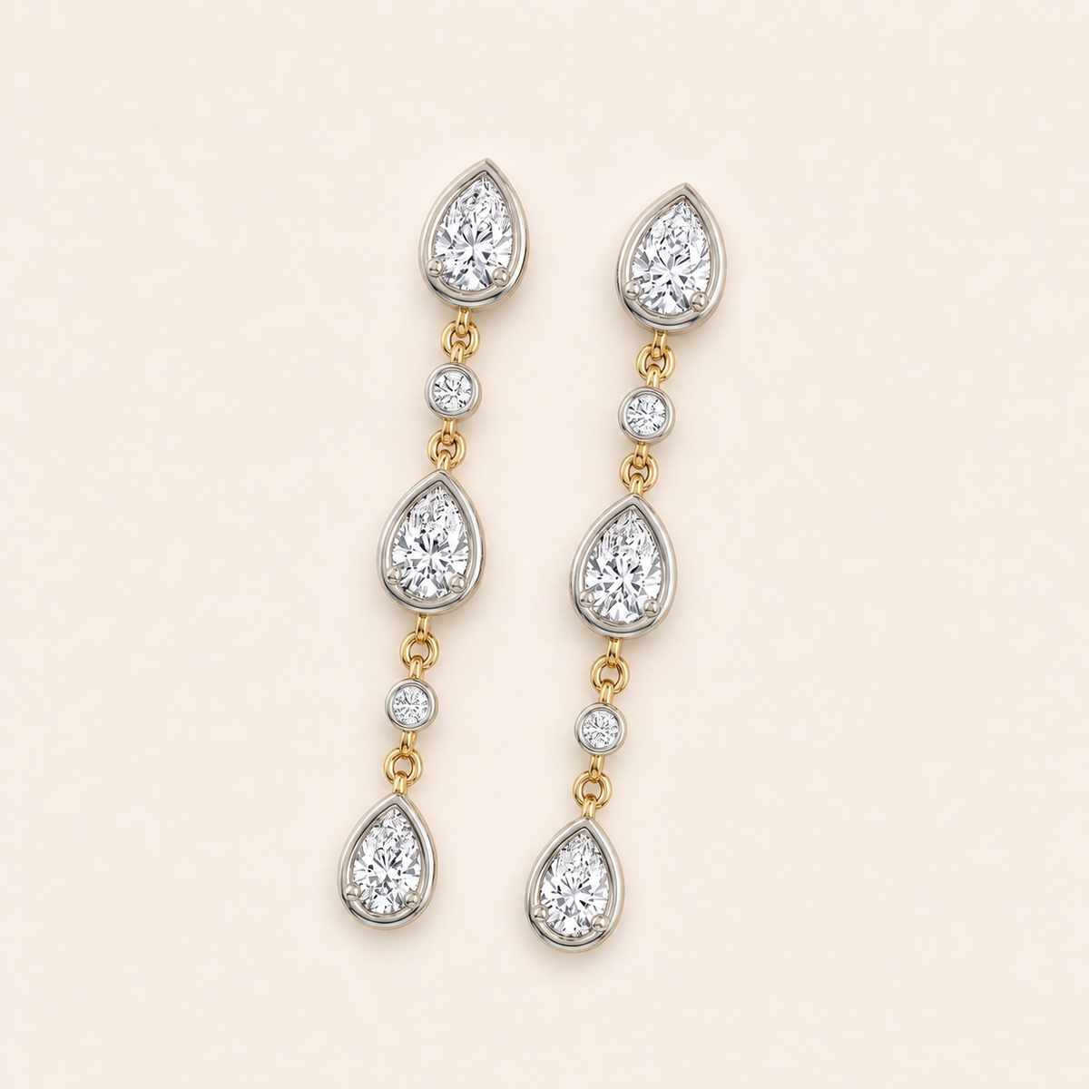 Dewfall lab-grown diamond earrings