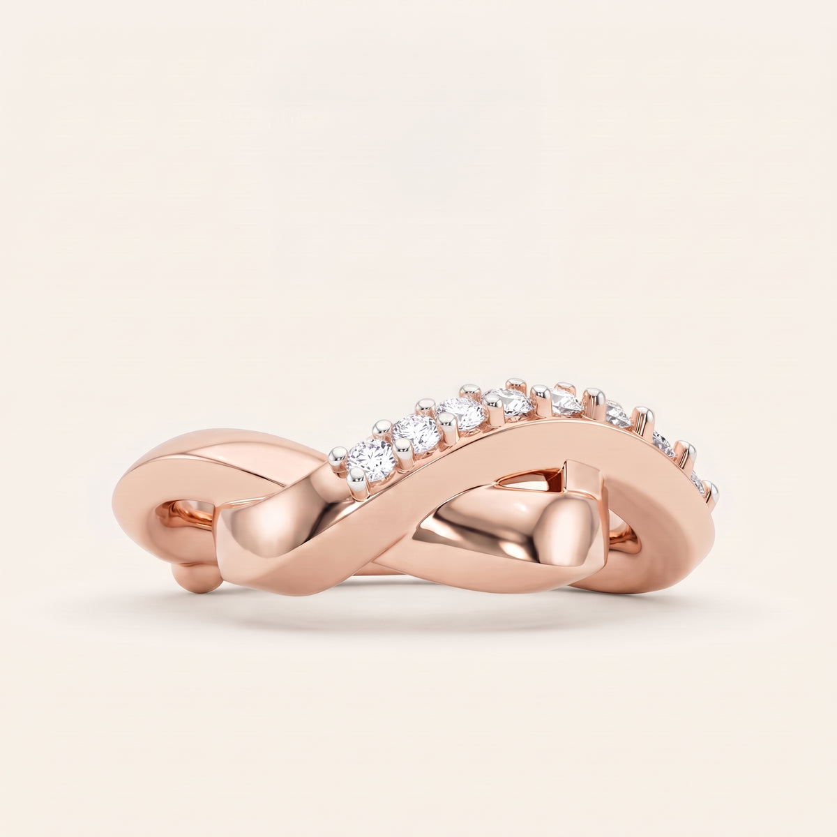 Orbit lab-grown diamond pendant, view 4
