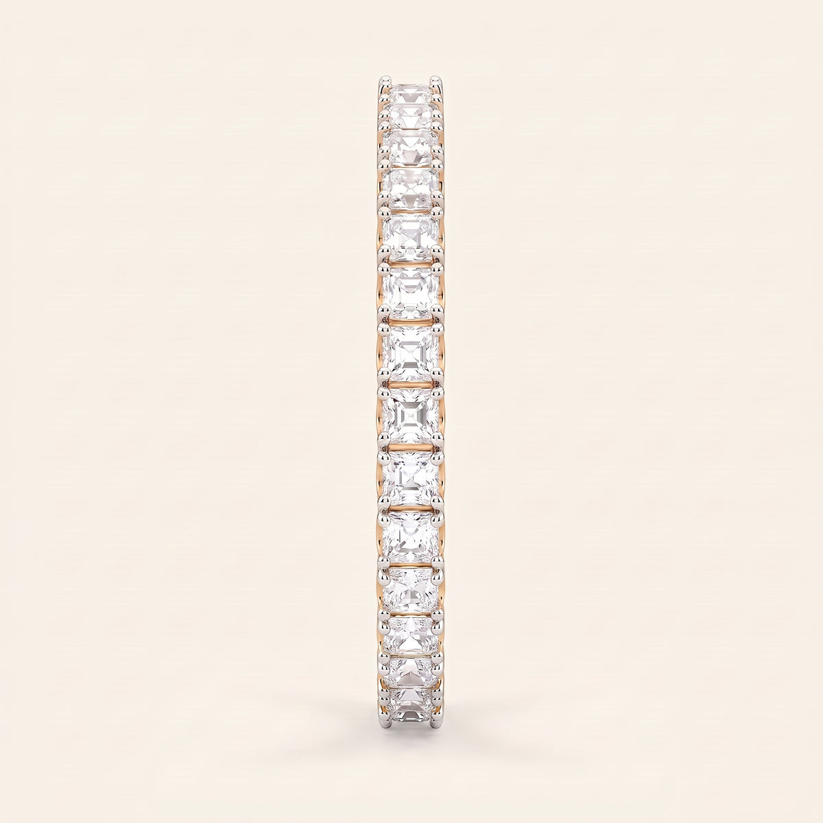 Sweetheart lab-grown diamond ring, view 7