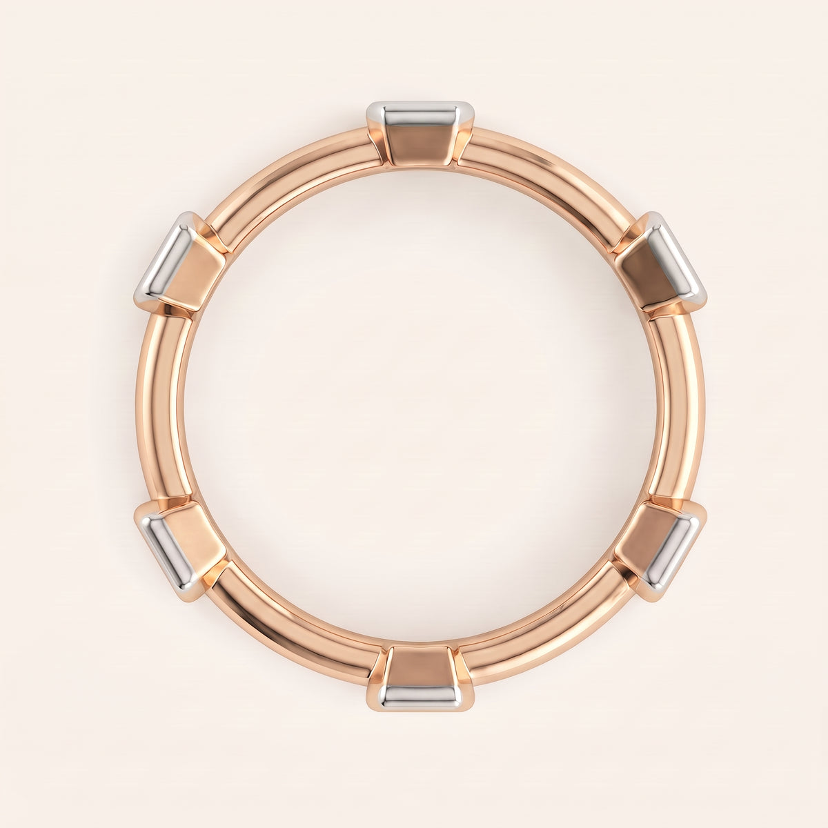 Domino lab-grown diamond ring, view 6