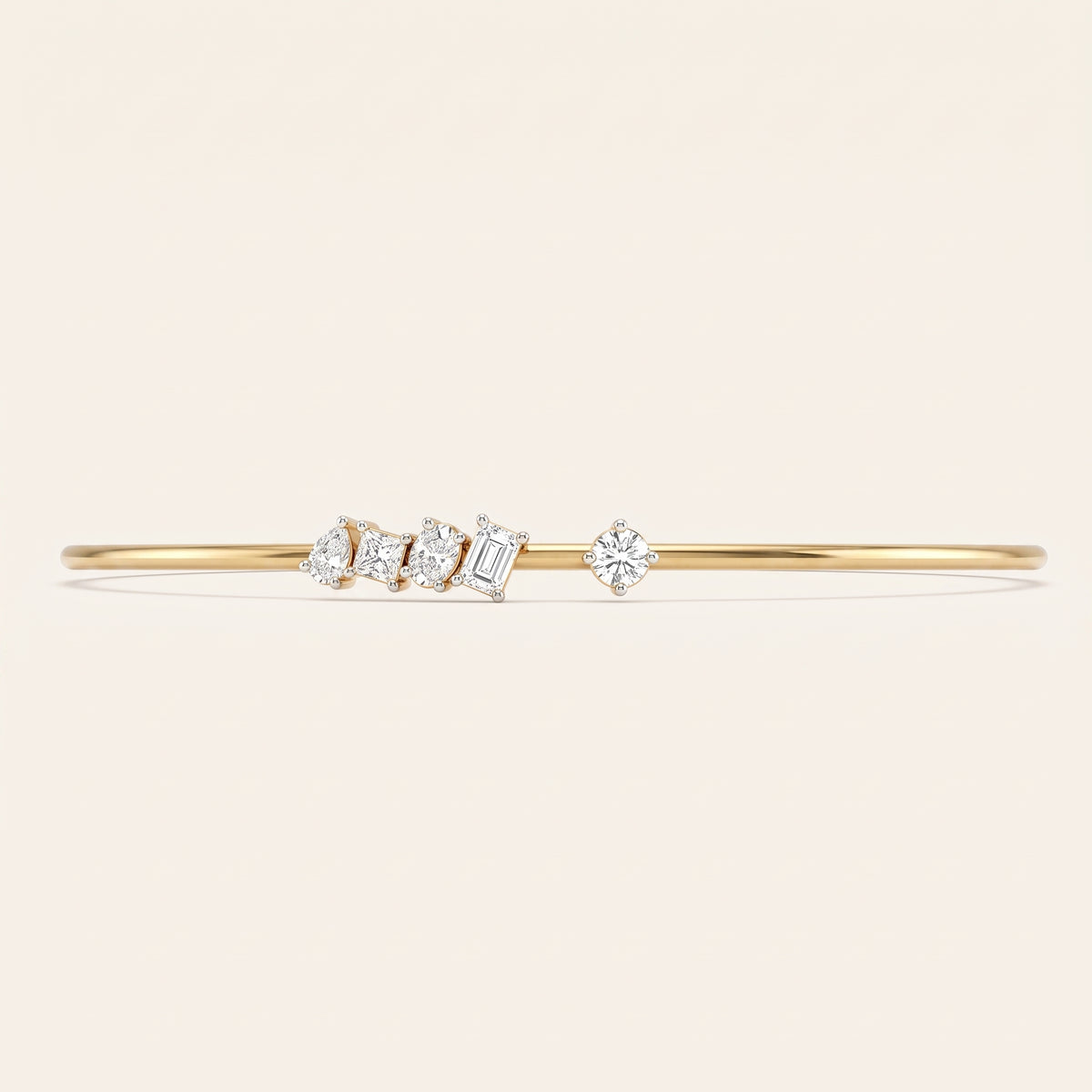 Constellation lab-grown diamond bracelet, view 2