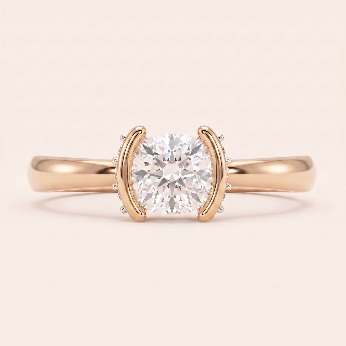 Hush lab-grown diamond ring, view 7