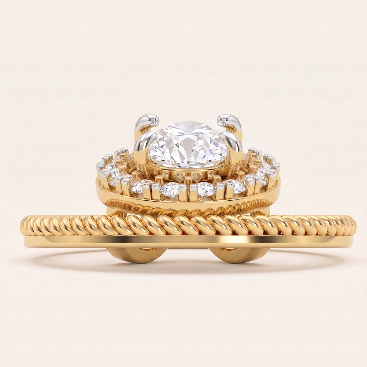 Harbour lab-grown diamond pendant, view 2