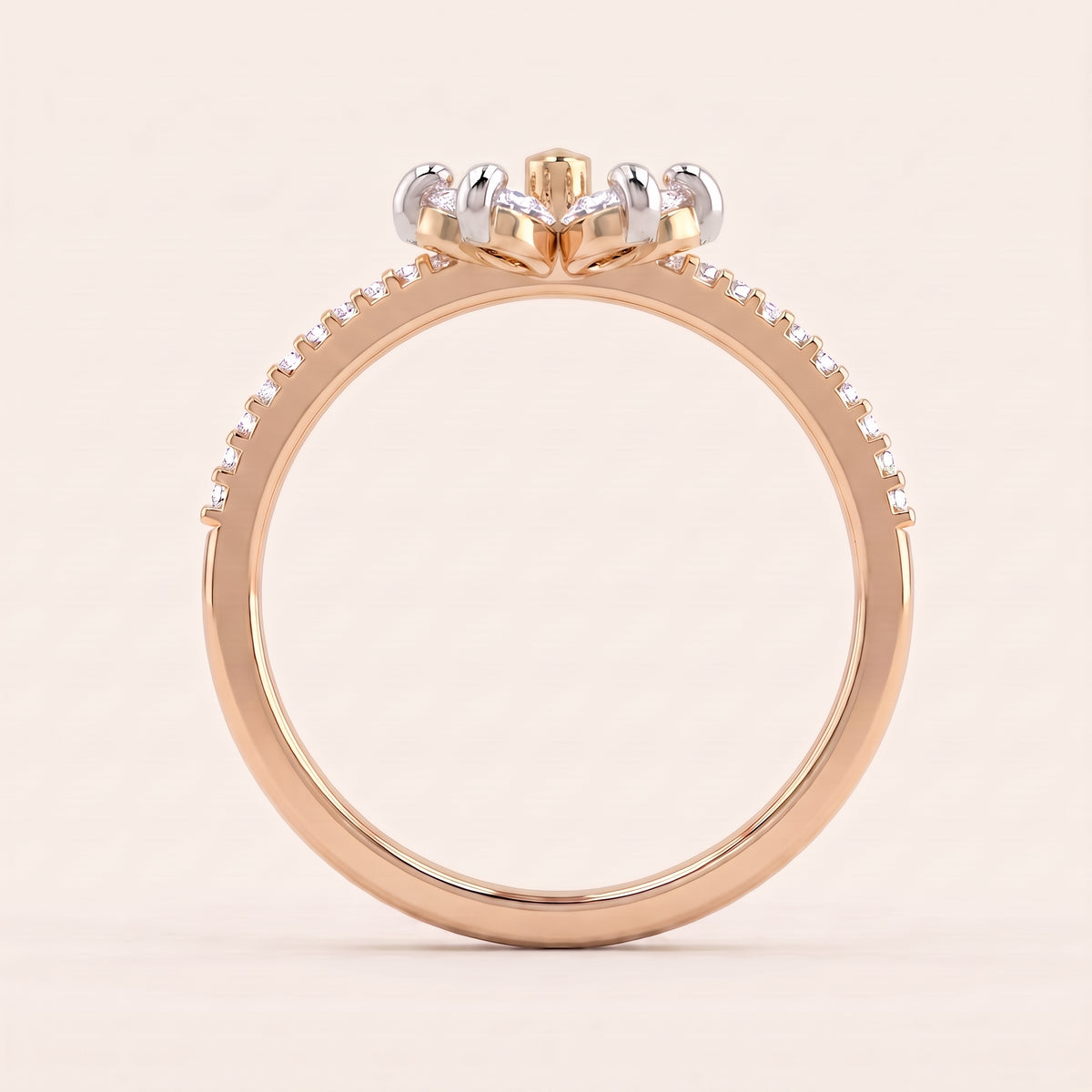 Jasmine lab-grown diamond ring, view 8