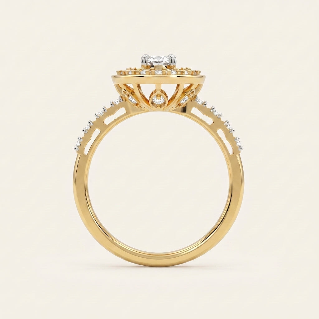 Duchess lab-grown diamond ring, view 3
