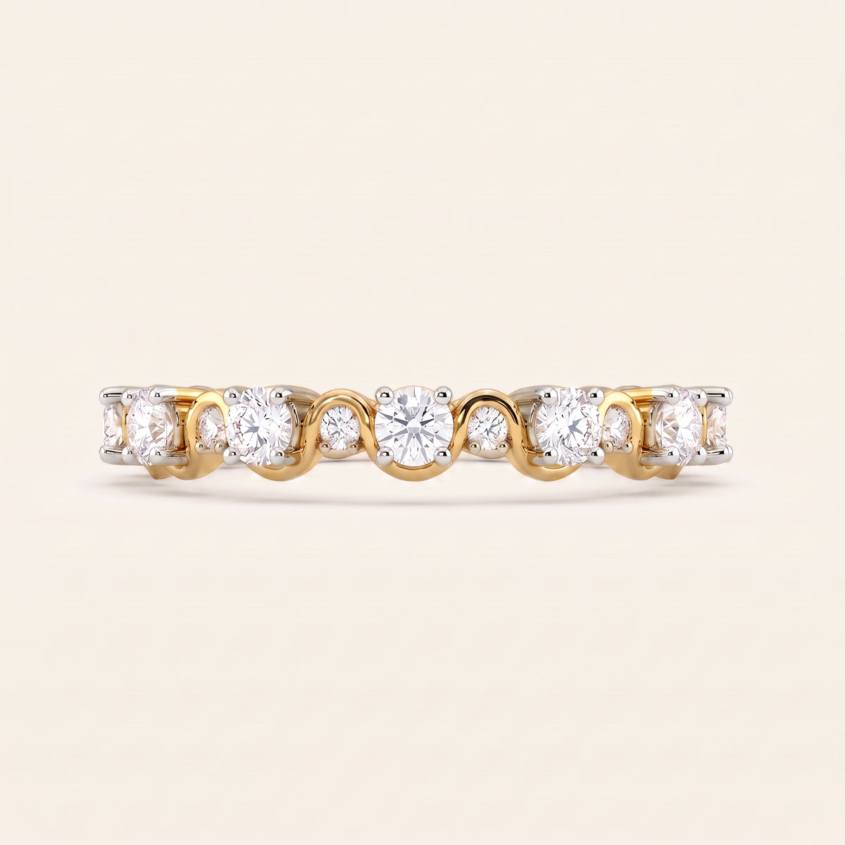 Laurel lab-grown diamond ring, view 4