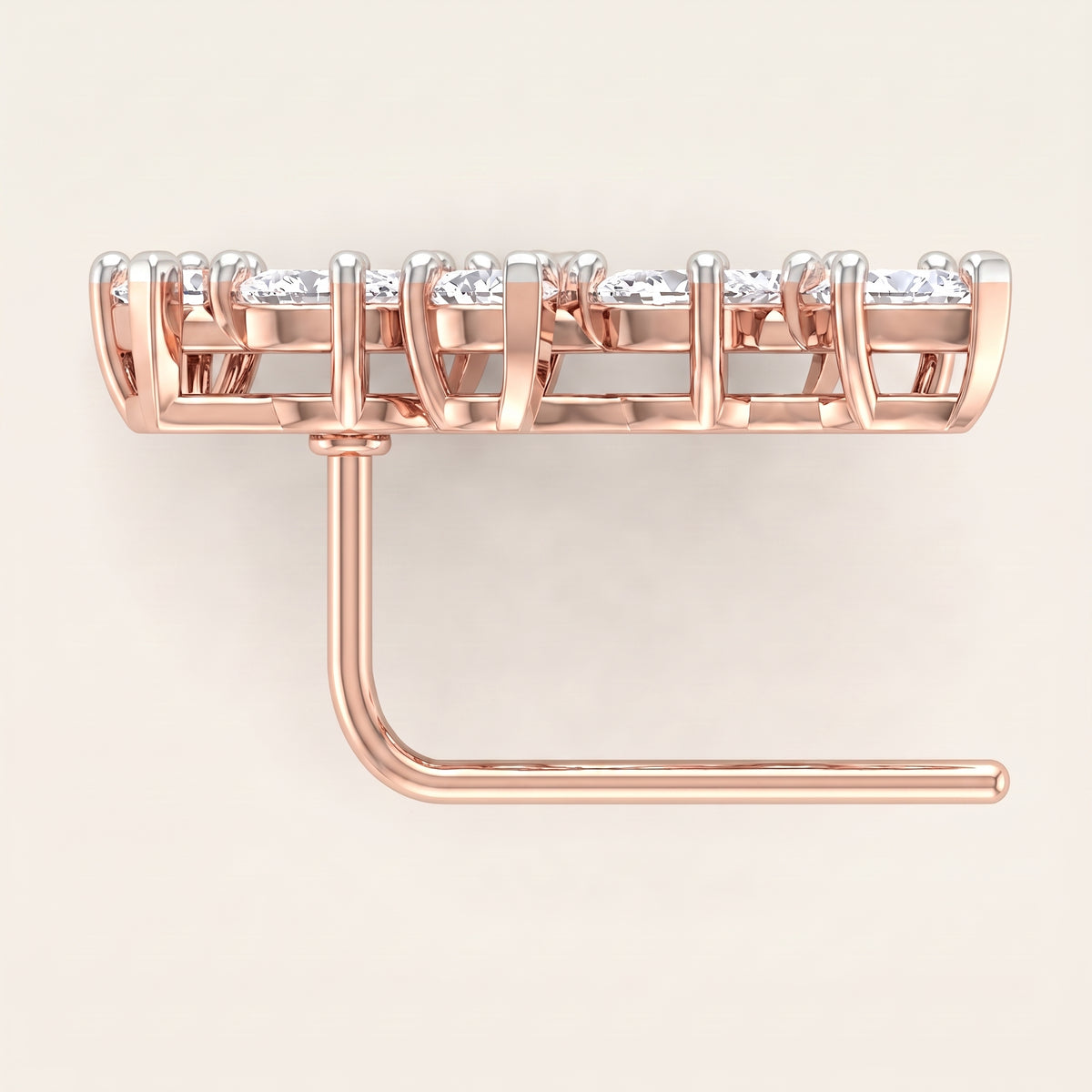 Posy lab-grown diamond earrings