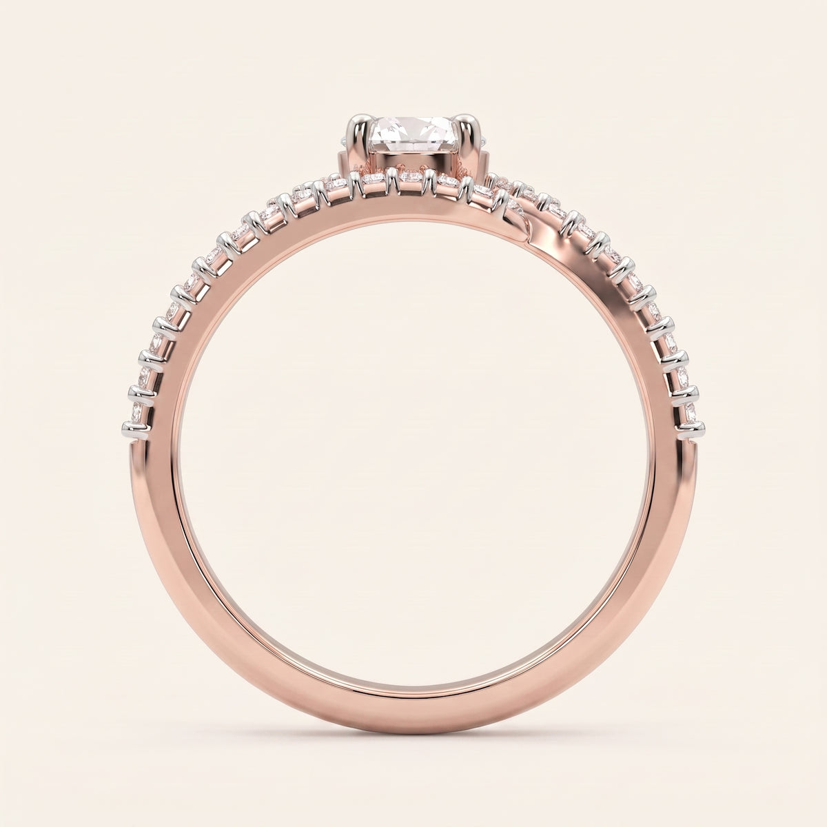 Whisper lab-grown diamond ring