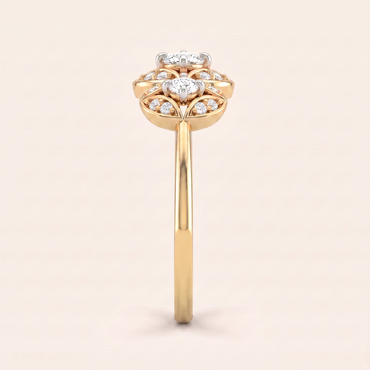 Iris lab-grown diamond ring, view 7