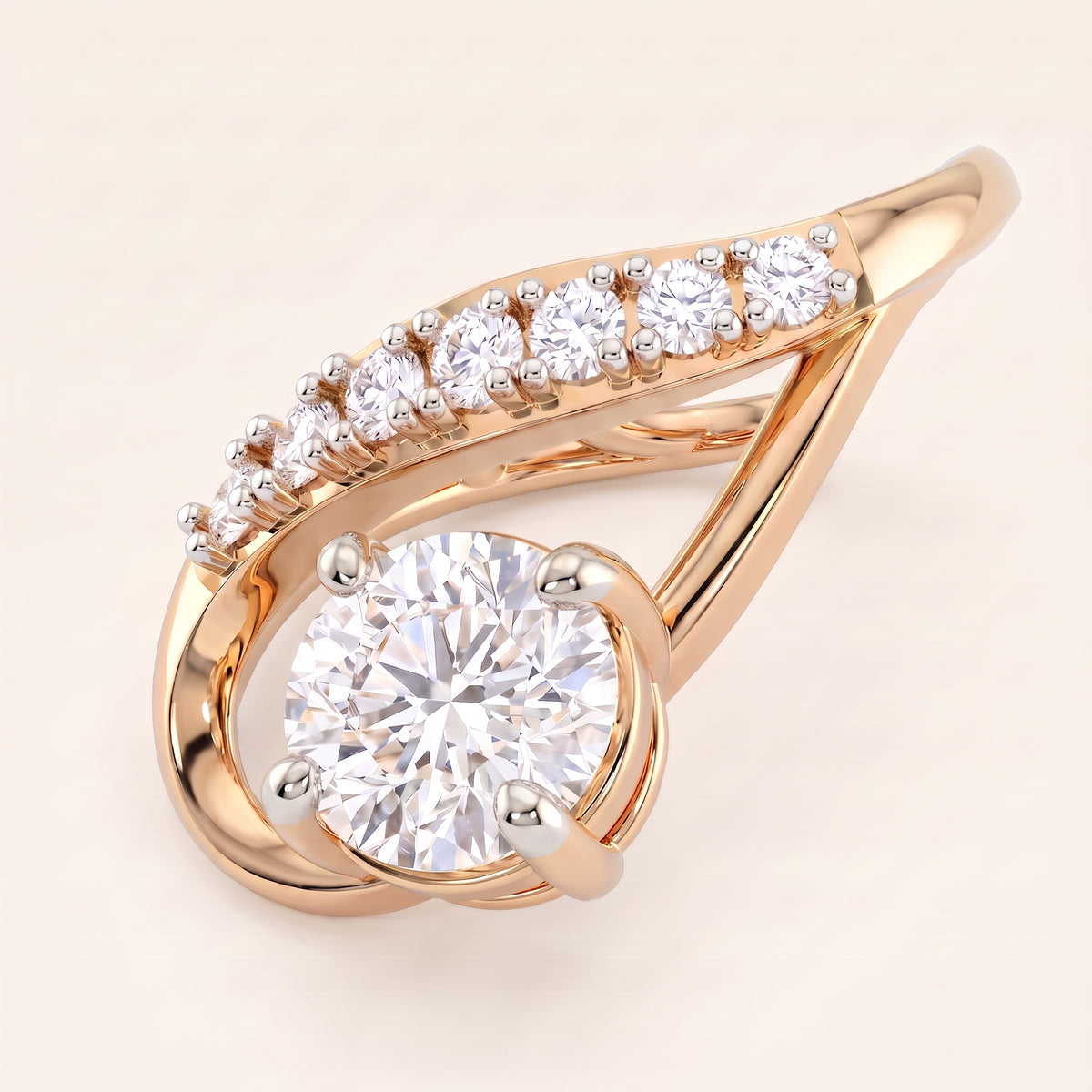 Perpetua lab-grown diamond pendant, view 7