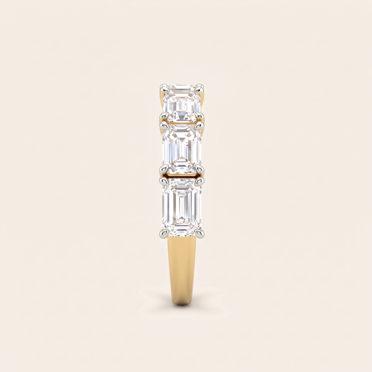 Manhattan lab-grown diamond ring, view 2